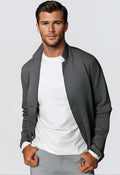 In-Flight Stretch Blazer - Charcoal Gray - Grey / M - BLAZERS