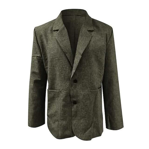 Men’s Blazer Sport Jacket Sport Coat - Army Green / S - Men’s Outerwear