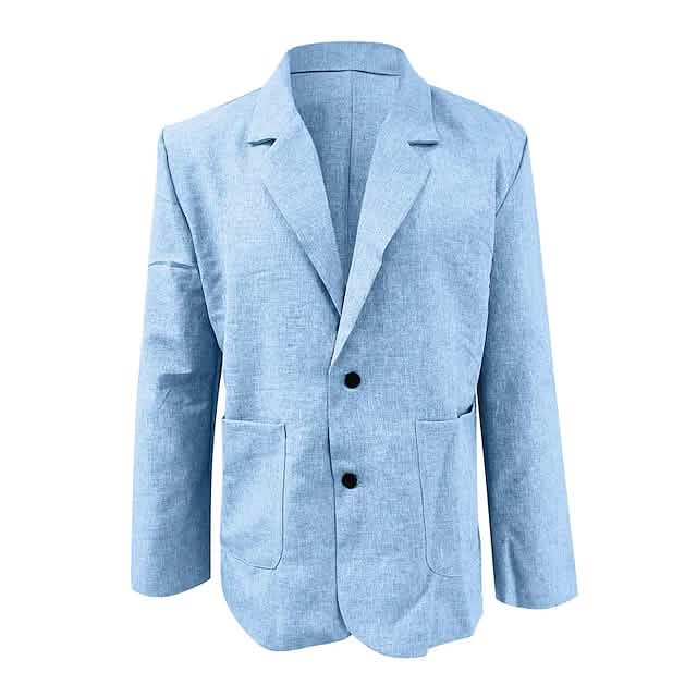Men’s Blazer Sport Jacket Sport Coat - Light Blue / S - Men’s Outerwear