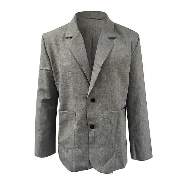 Men’s Blazer Sport Jacket Sport Coat - Light Gray / S - Men’s Outerwear