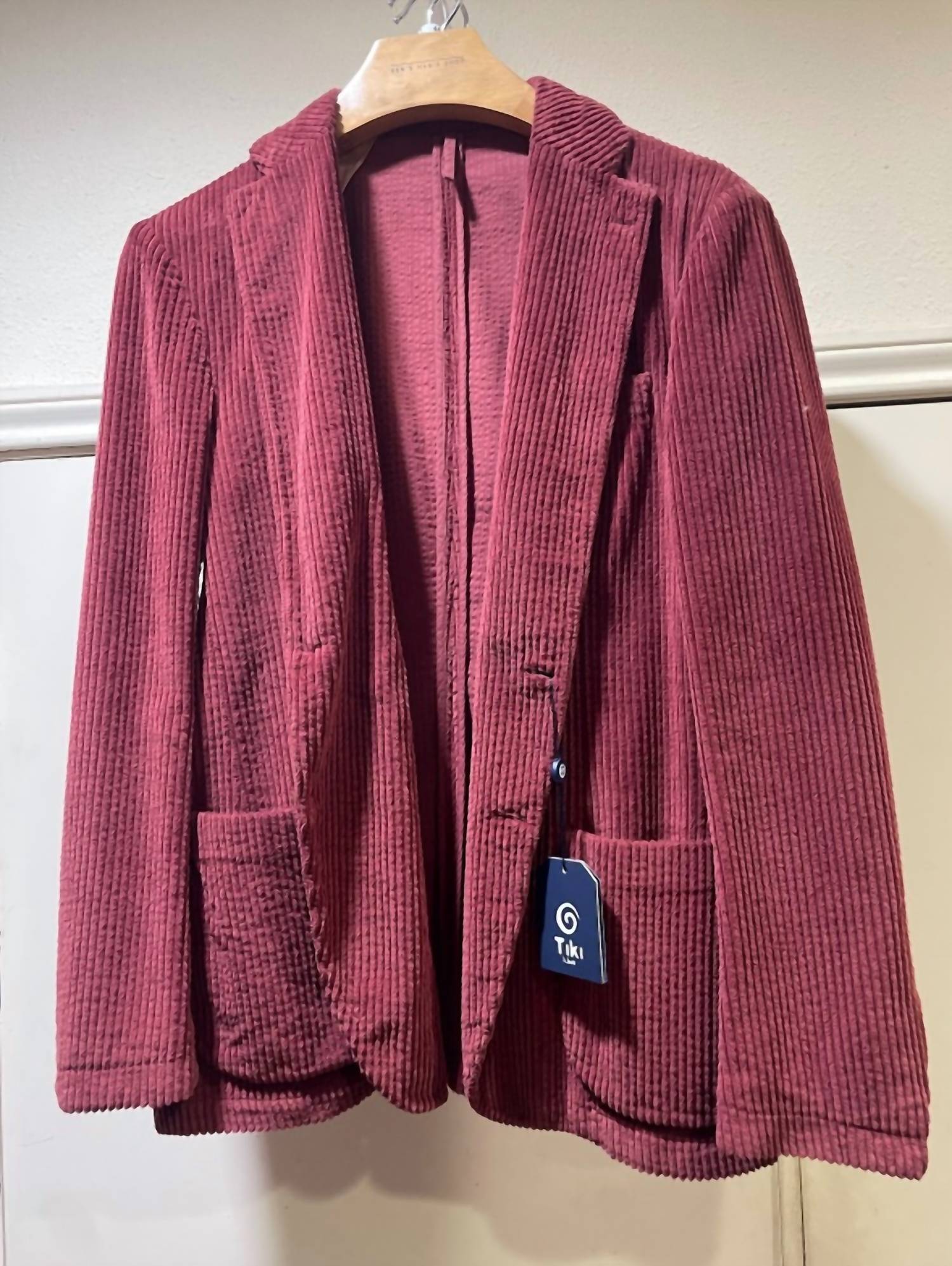 Men’s Corduroy Blazer - 44r / Red - Men > Suits & Blazers > Sport Coats & Blazers