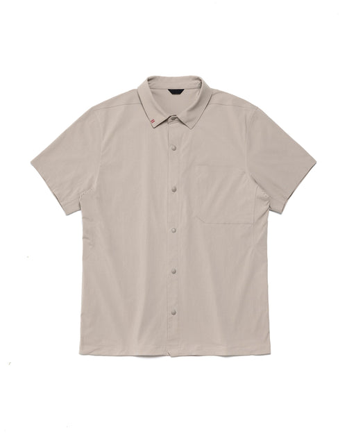 Mikey Snap Up Shirt - Khaki / S - Shirt