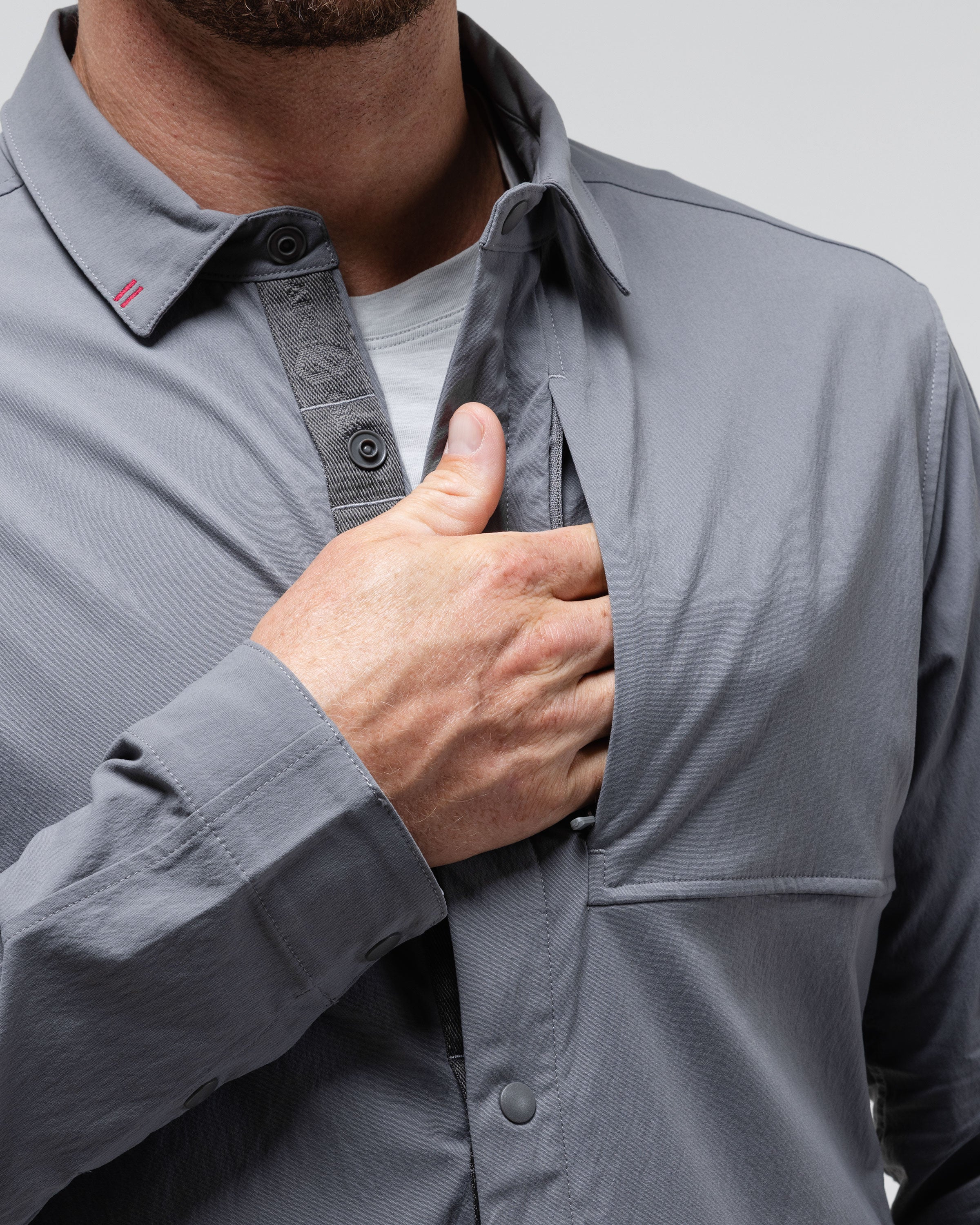Refuge Long Sleeve Snap Up Shirt - Shirt