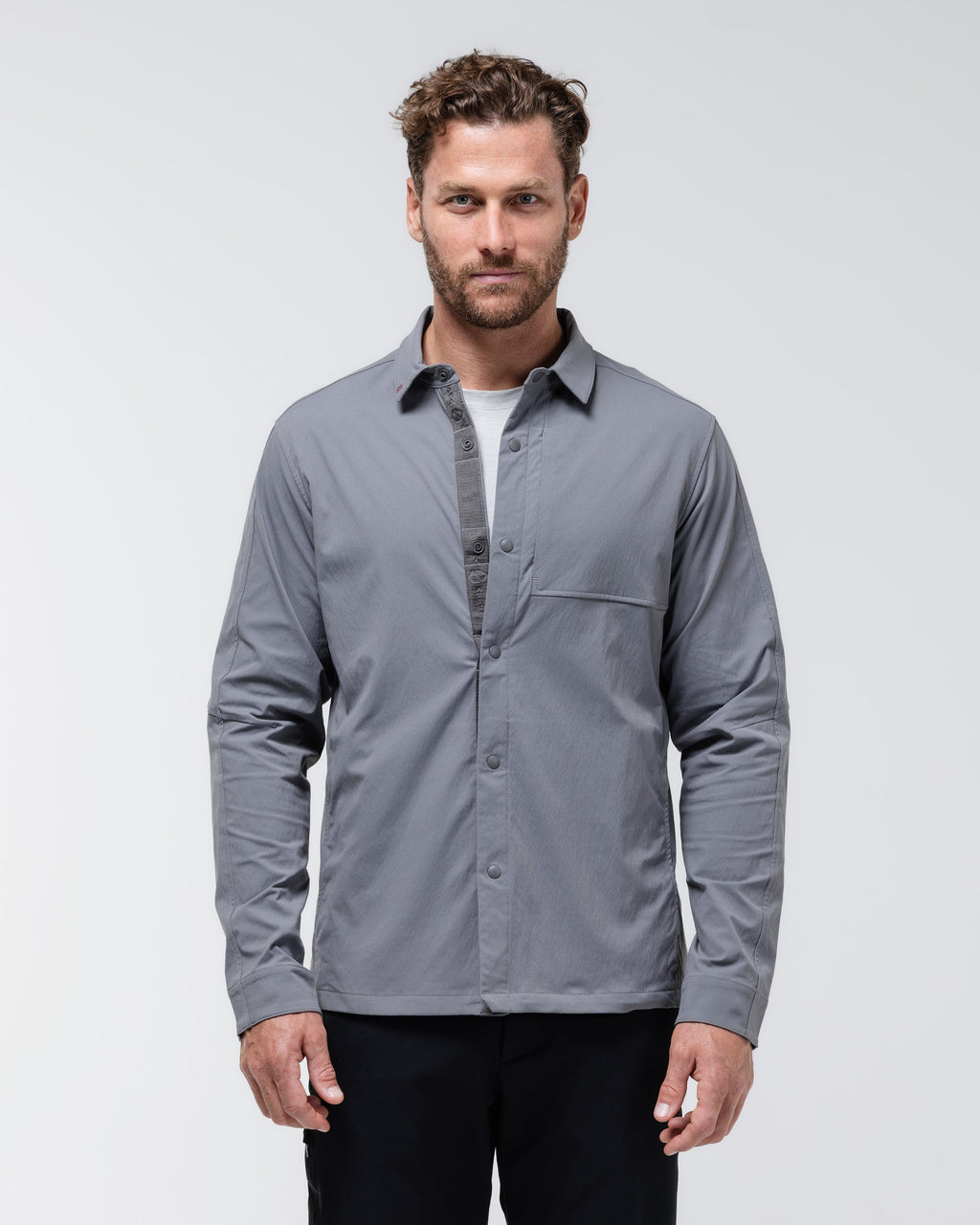 Refuge Long Sleeve Snap Up Shirt - Shirt