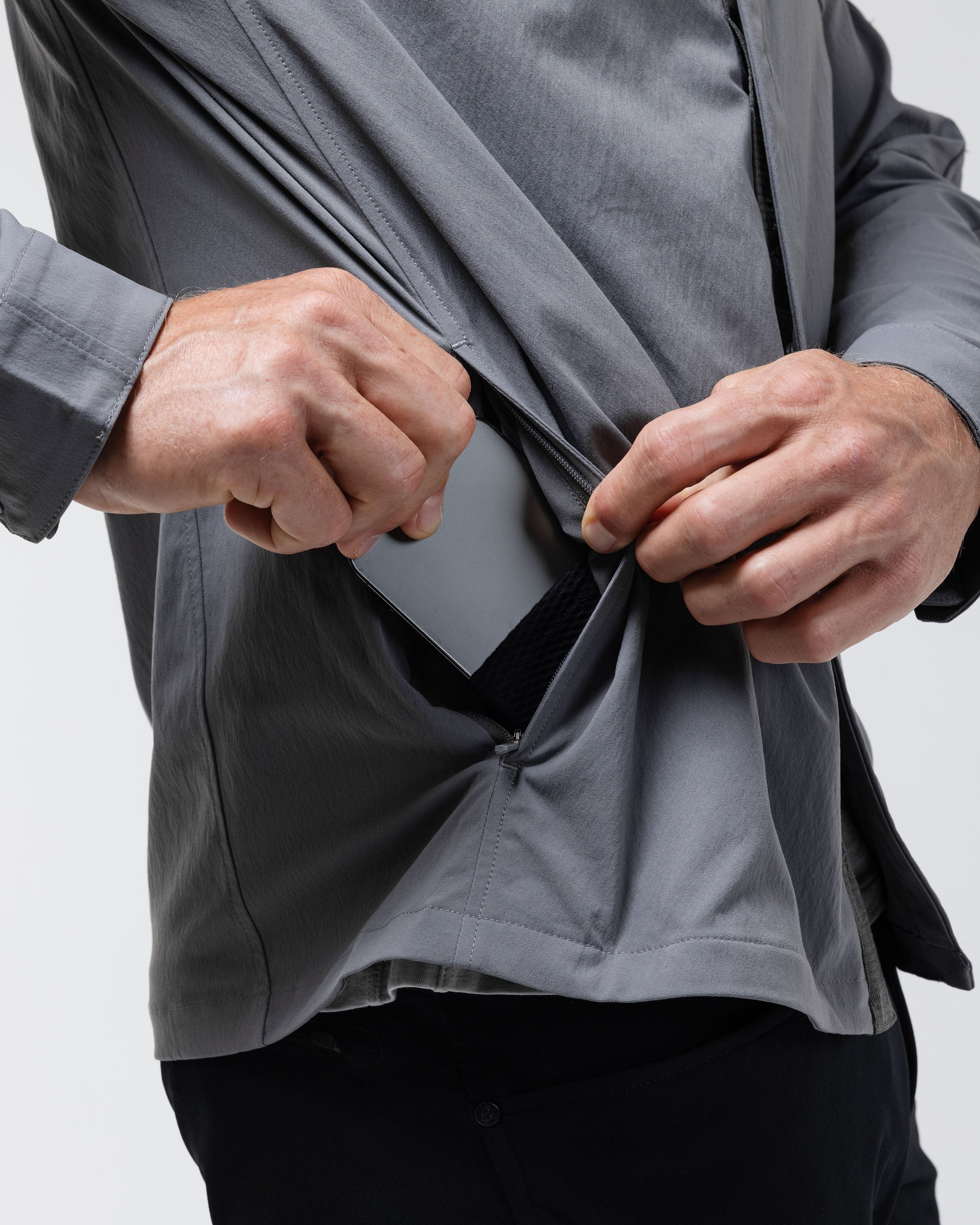 Refuge Long Sleeve Snap Up Shirt - Shirt