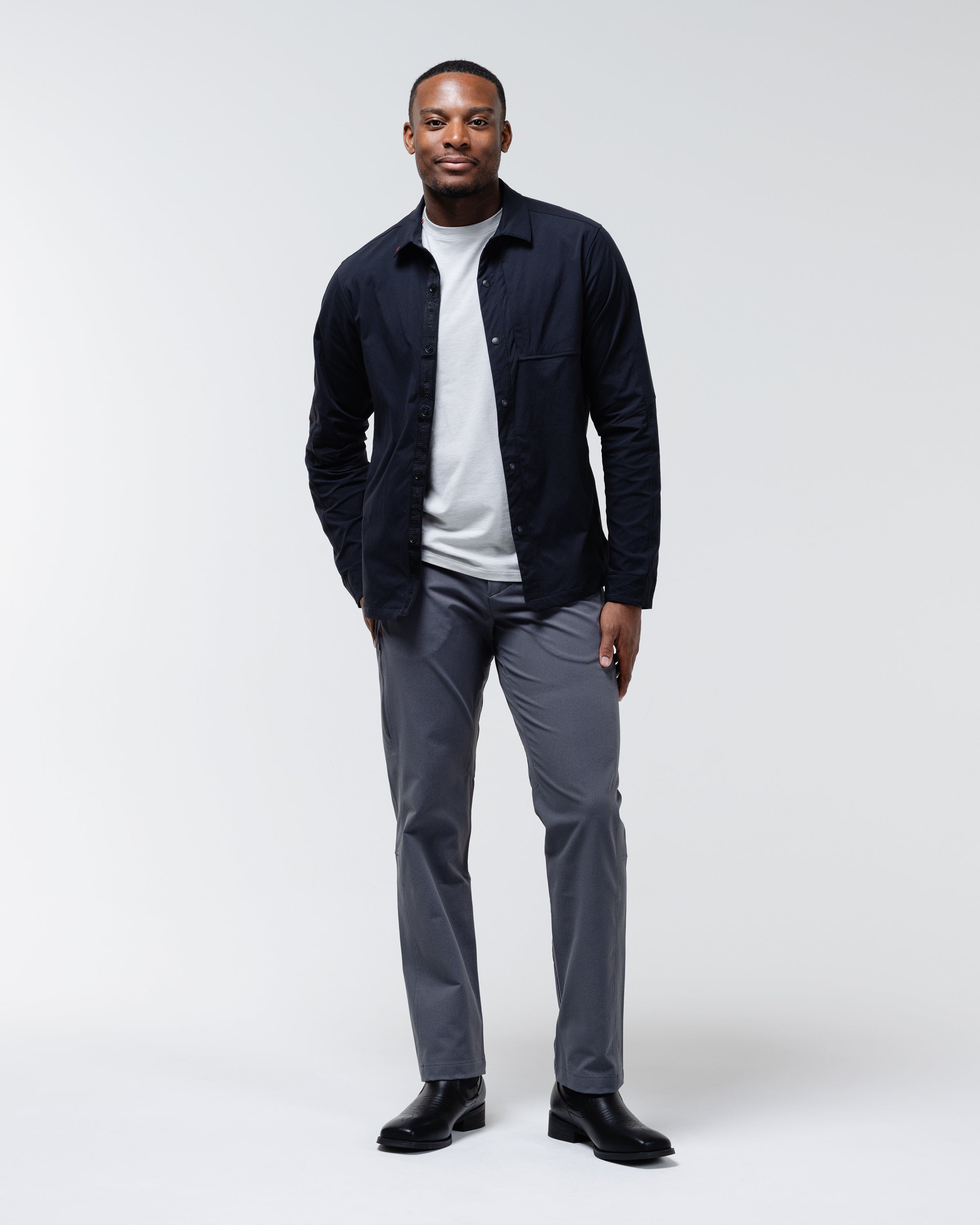 Refuge Long Sleeve Snap Up Shirt - Shirt