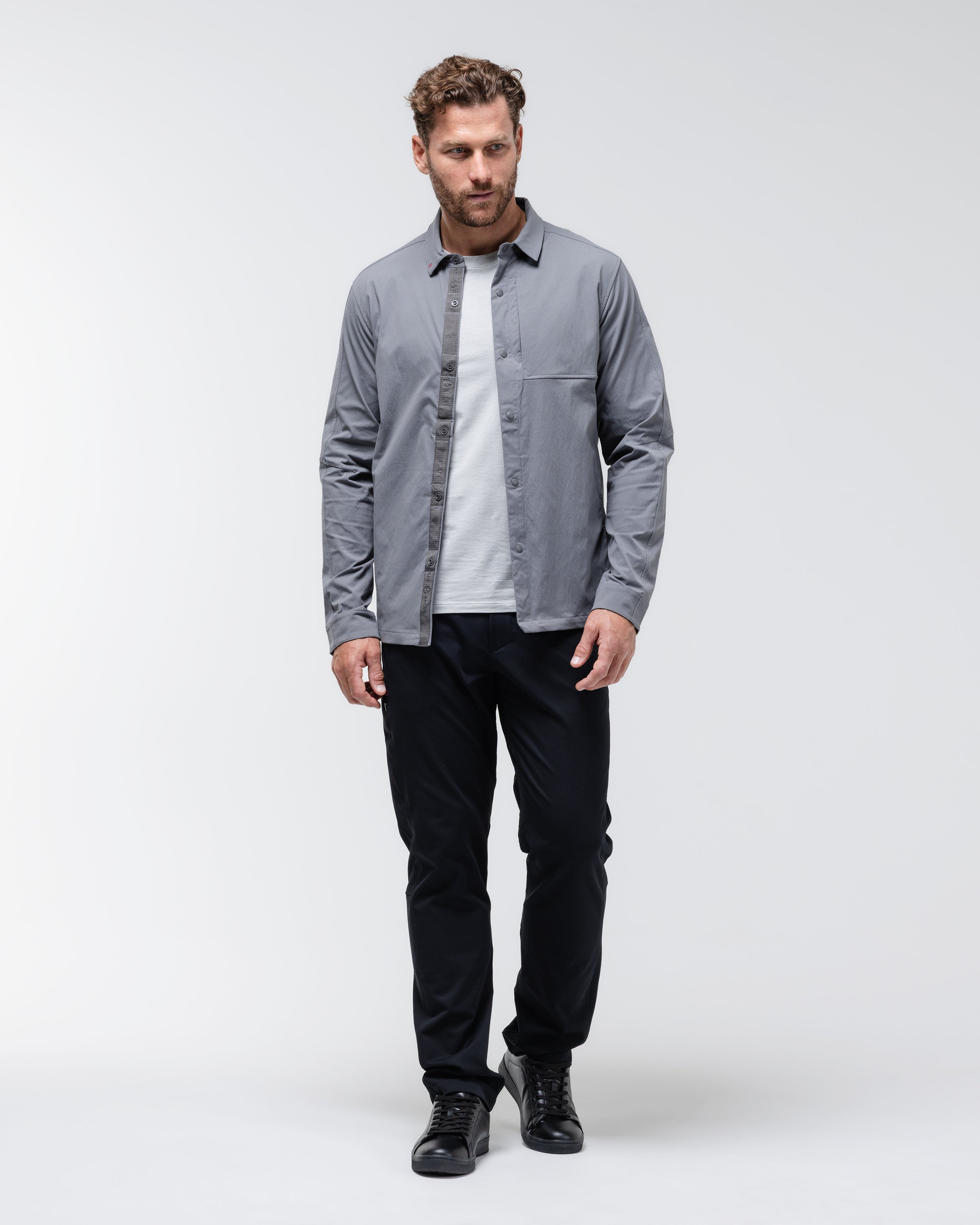 Refuge Long Sleeve Snap Up Shirt - Shirt