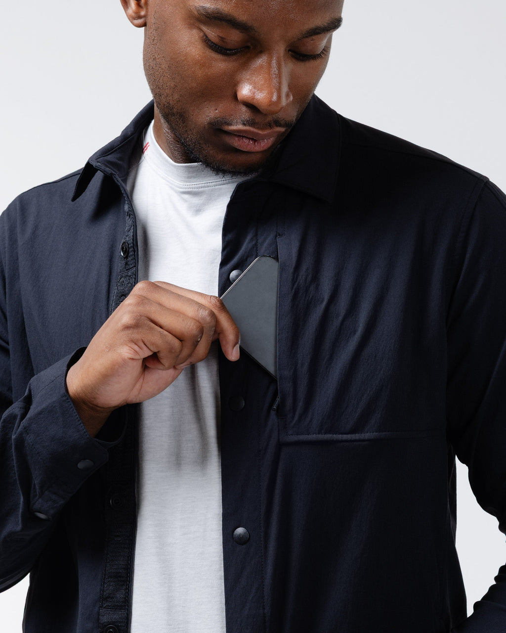 Refuge Long Sleeve Snap Up Shirt - Shirt