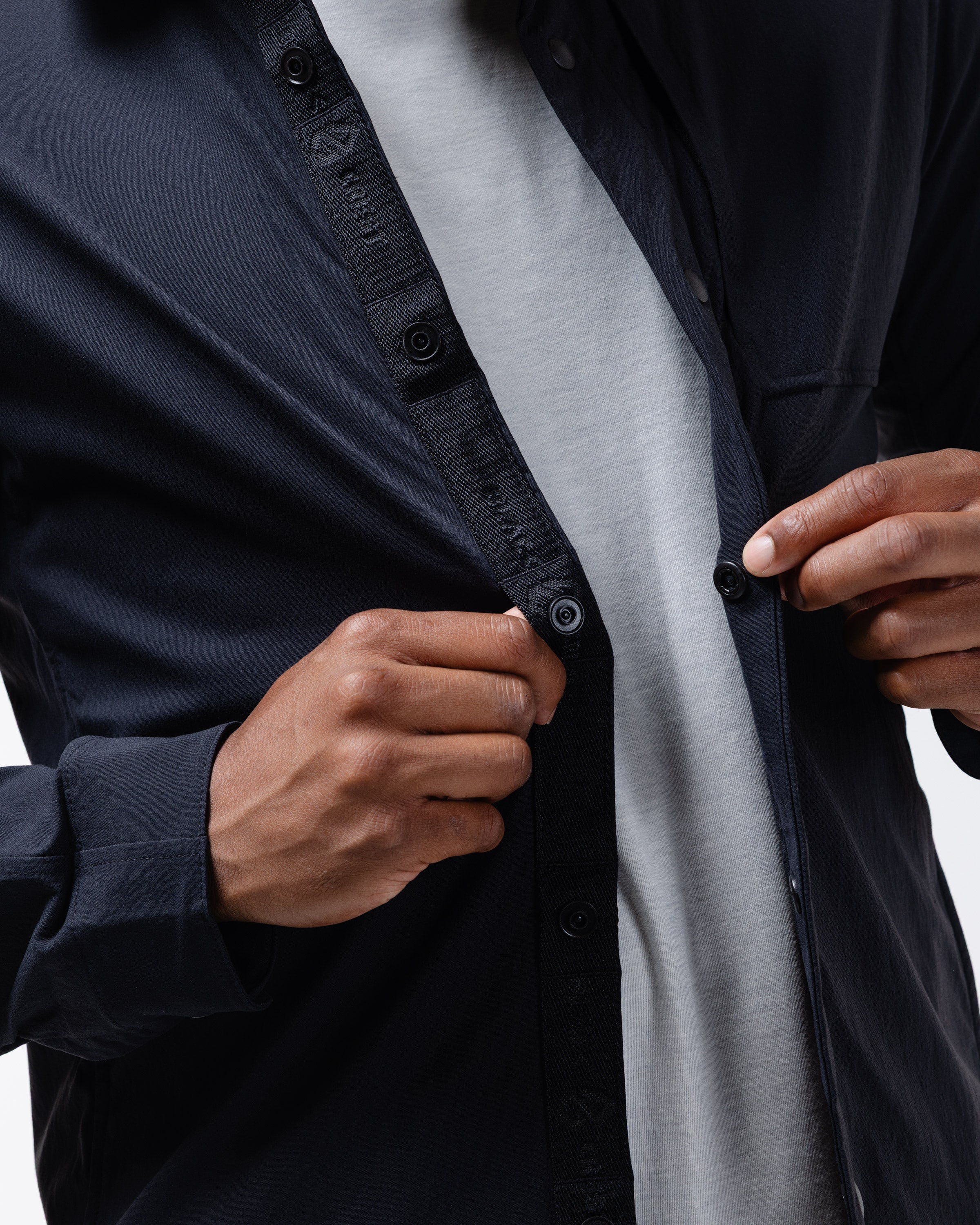 Refuge Long Sleeve Snap Up Shirt - Shirt