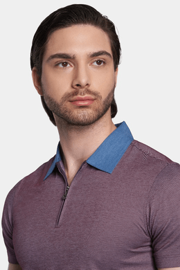 The Mercerized Cotton Polo (Taupe)